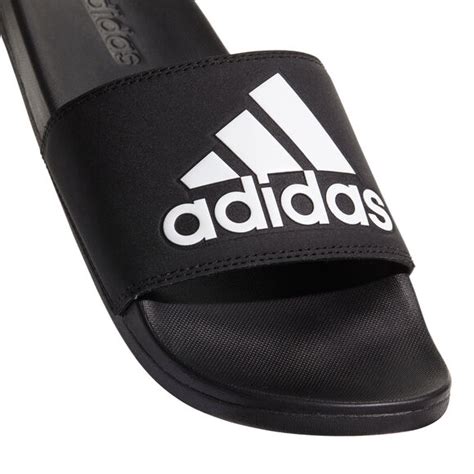 adidas cloudfoam adilette zwart|adidas adilette slippers zwart.